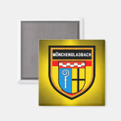 Mönchengladbachfahne Magnet (Vorderseite/Rückseite)