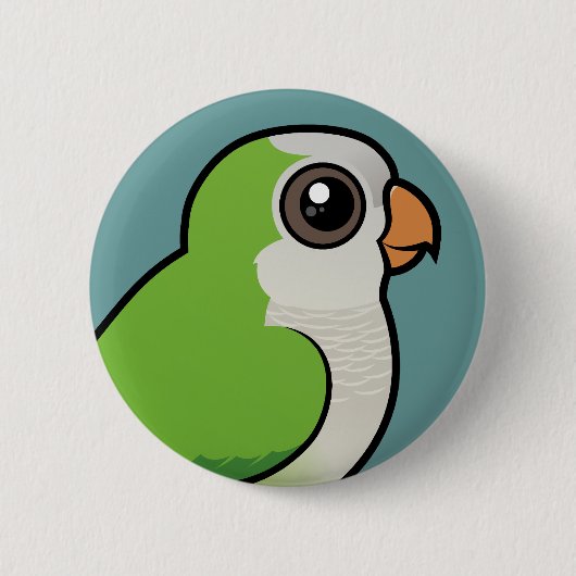 MönchParakeet Button (Vorderseite)