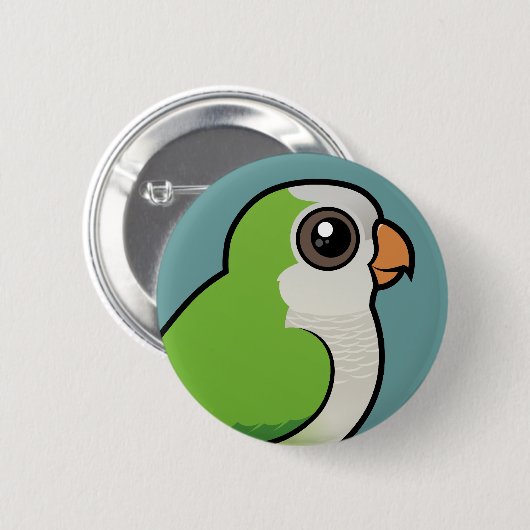 MönchParakeet Button (Vorne & Hinten)