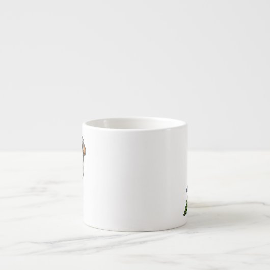 MönchParakeet Espressotasse (Vorderseite)