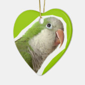 MönchParakeet Keramikornament (Links)