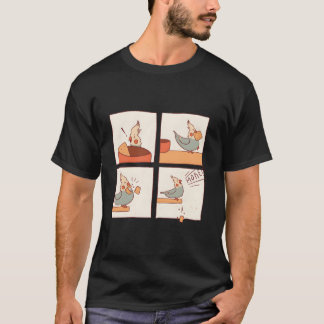 Mönchssittich Nymphensittich Papagei T-Shirt