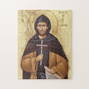 Mönchtyrer Anastasius der Perser Ikon Puzzle