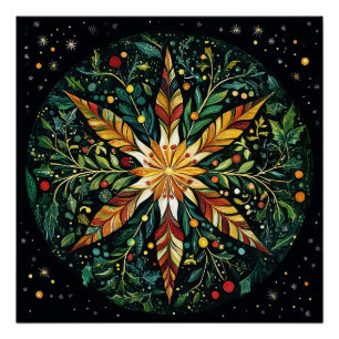 Moncirca - Weihnachtsmandala (3/16) - Download Poster