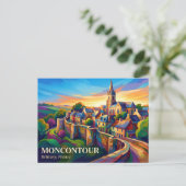 Moncontour Frankreich Postkarte (Stehend Vorderseite)
