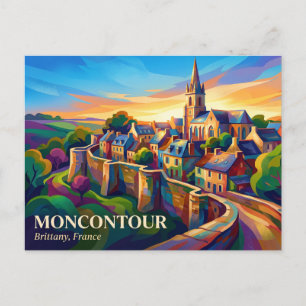 Moncontour Frankreich Postkarte