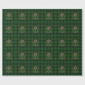 Moncrieffe Scottish Clan Tartan & Crest Geschenkpapier (Flach)