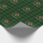 Moncrieffe Scottish Clan Tartan & Crest Geschenkpapier (Ecke)