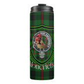 Moncrieffe Scottish Clan Tartan & Crest Thermosbecher (Vorderseite)
