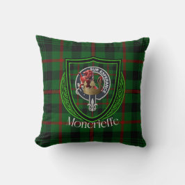 Moncrieffe Scottish Clan Tartan & Wappen Kissen