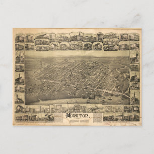 Moncton New Brunswick Canada (1888) Postkarte
