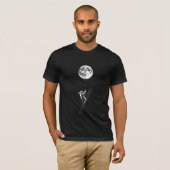 Mond an einer Schnur T-Shirt (Vorne ganz)