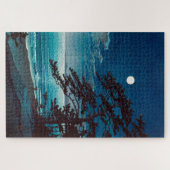 Mond at Ninomiya Beach, Hasui Kawase Puzzle (Horizontal)