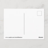 Mond auf Korb Postkarte (Rückseite)