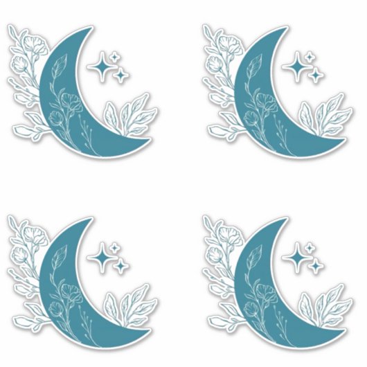 Mond Aufkleber (Vorderseite)