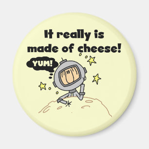 Mond aus Käse T-Shirts und Geschenke Magnet