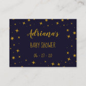 Mond aus Käsehandbüchern für das Baby Begleitkarte (Rückseite)