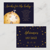 Mond aus Käsehandbüchern für das Baby Begleitkarte (Vorne/Hinten)