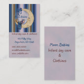 Mond-Baby-Elf Visitenkarte (Vorne/Hinten)