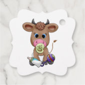 Mond Baby Geschenkanhänger (Rückseite)