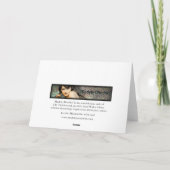 Mond-Baby-Gruß-Karte Karte (Rückseite)