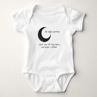 Mond - Baby-Schlaf-Bodysuit Baby Strampler