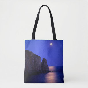 Mond bei Dämmerung   Perce Rock Gaspe-Küste Quebec Tasche