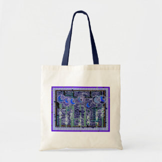MOND-BLUMEN Buch-Tasche Tragetasche