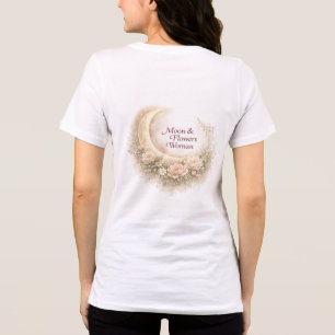 Mond & Blumen Frau Tri-Blend Shirt