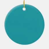 Mond Blumen Katze  Keramik Ornament (Hinten)
