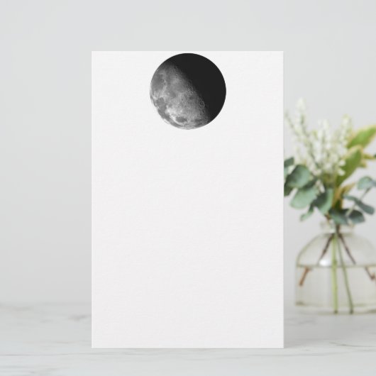 Mond Briefpapier (Stehend Vorderseite)