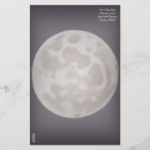 Mond Briefpapier (Vorderseite)