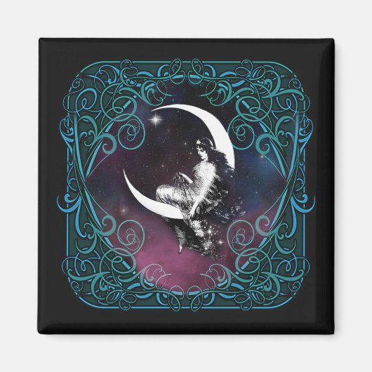 Mond-Dame Magnet (Vorne)