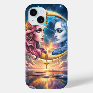 Mond der ewigen Balance – Feuer- und Wasserseelen. Case-Mate iPhone Hülle