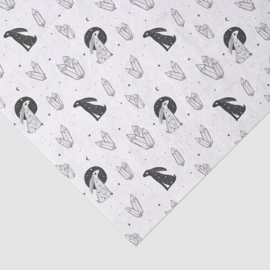 Mond, der Hase-Seidenpapier anstarrt Seidenpapier (Ausschnitt)