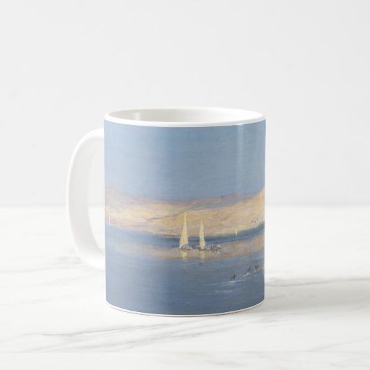 Mond, der über den Nil steigt Kaffeetasse (Vorderseite Links)