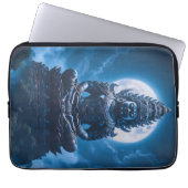 Mond des schweigenden Wächters Laptopschutzhülle (Vorderseite)