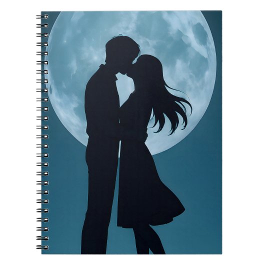 Mond-Design-Notizbuch Notizblock (Vorderseite)