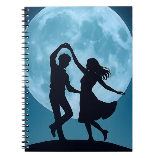Mond-Design-Notizbuch Notizblock (Vorderseite)