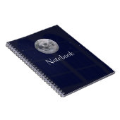 Mond-Design Notizbuch Notizblock (Rechte Seite)
