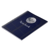 Mond-Design Notizbuch Notizblock (Linke Seite)