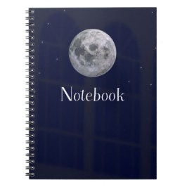 Mond-Design Notizbuch Notizblock