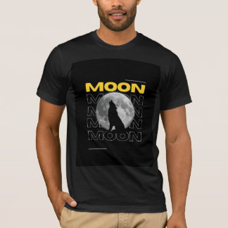 Mond Design T-Shirt für Unisex