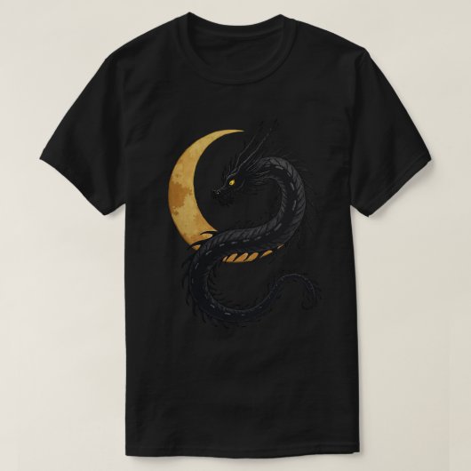 Mond-Drache T-Shirt (Design vorne)