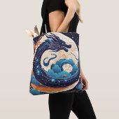 Mond-Drache-Tasche Tasche (Von Nahem)