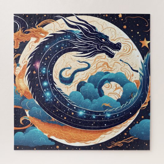 Mond-Drachen-Puzzle Puzzle (Vertikal)