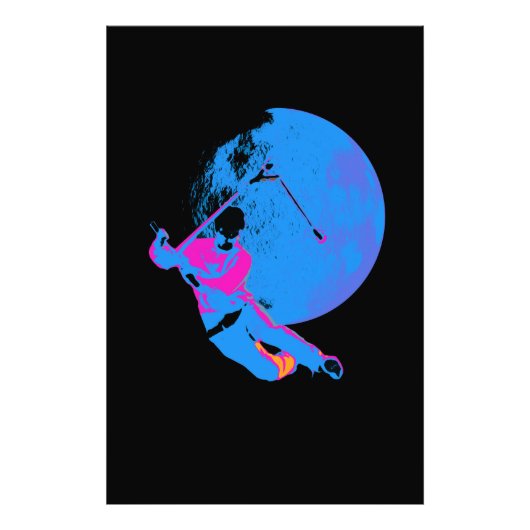 Mond drehen - Scooter Rider Fotodruck (Vorne)