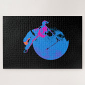 Mond drehen - Scooter Rider Puzzle (Horizontal)