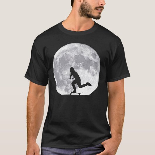 Mond-Druck T-Shirt (Vorderseite)