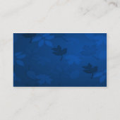 Mond durchbohrt durch Baum Visitenkarte (Rückseite)